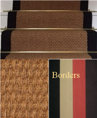 Stair Runner Coir Panama Natural 7 5mx55cm Or 65cm Wholesale Carpets