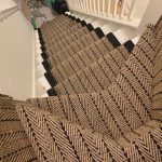 Herringbone twill matching landing