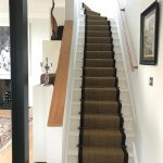 Sisal Gold black border , chrome rods