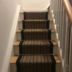 Herringbone twill Black border