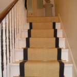 Coir bleached stair runner .