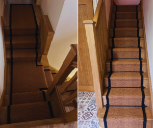 herringbone-coir-with-matching landing-black-border-review