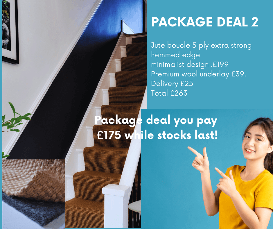 package -deal-on stair runners-rods-and-underlay