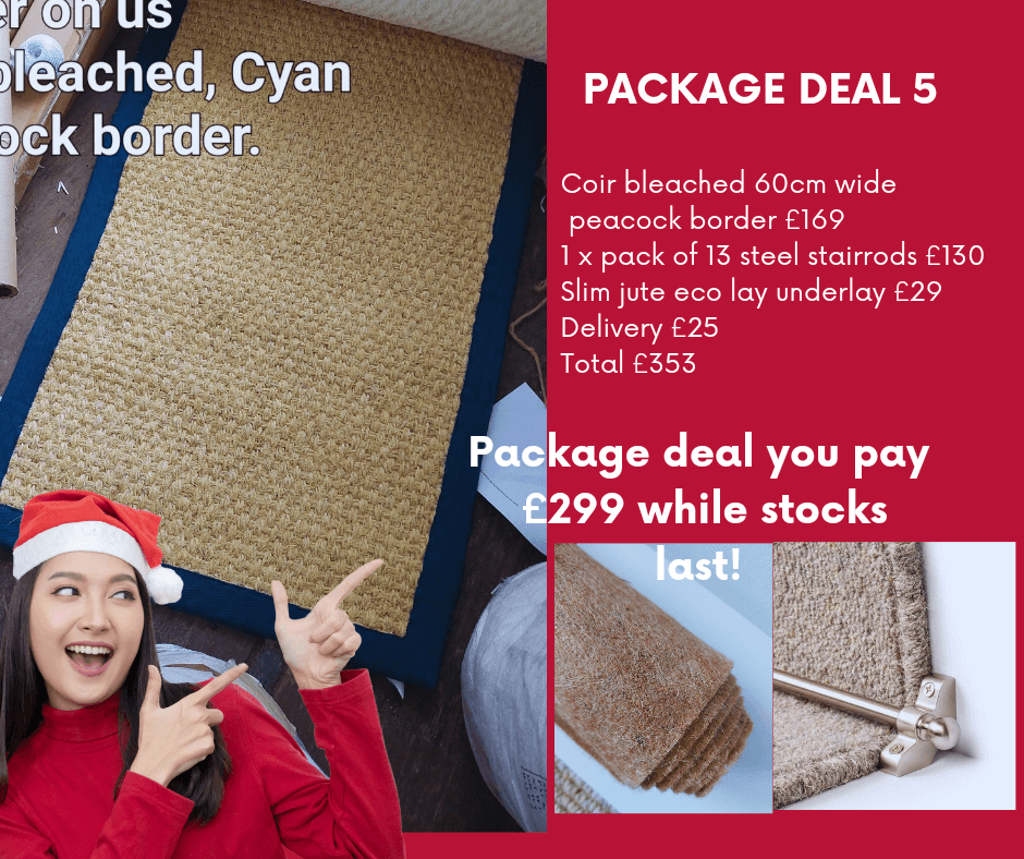 package -deal-on stair runners-rods-and-underlay